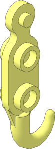 Crane Hook with  4 Studs