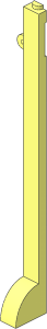 ~Train Signal Semaphore Pole Half