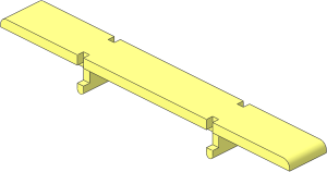 ~Train Signal Sempahore Actuator Plate