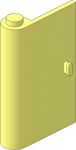 Door  1 x  3 x  4 Left with Vertical Handle with Grip