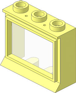 Window  1 x  3 x  2 Classic with Long Sill (Complete)