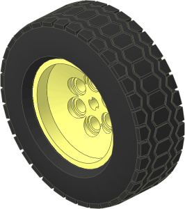 Wheel 18 x 41 Model Team with Tyre 68.8 x 24S