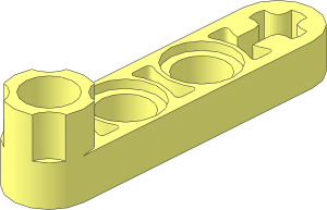 =Technic Beam  4 x  0.5 Liftarm with Boss