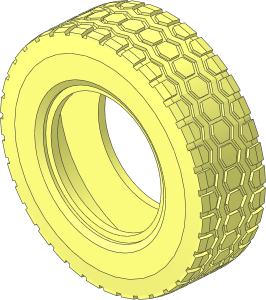 Tyre 20/ 64 x 37 S