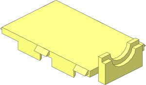 ~Electric Touch Sensor Brick  3 x  2 - Bottom