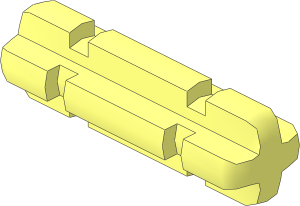 Technic Axle  2 Notched