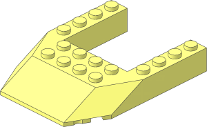Wedge  6 x  8 Triple with Cutout  4 x  4