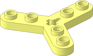 Technic Rotor  3 Blade with  6 Studs