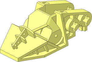 Technic Connector Block  3 x  6 x  1.667