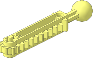Technic Gear Rack Double with Ball Joint