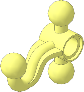 Technic Steering Arm with 3 Ball Joints