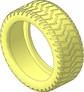 Tyre 32/ 33 x 61 Racing Wet