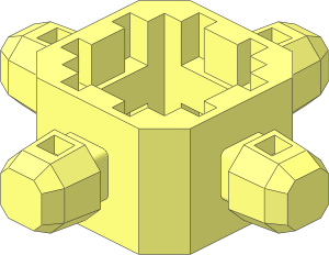 Znap Connector  3 x  3 - 4 Way