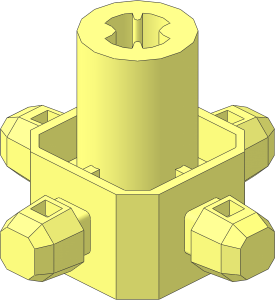 Znap Connector  3 x  3 -  4 Way Axial