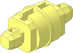 Znap Connector  3 x  3 - 4 Way Core Section
