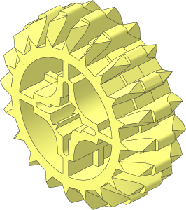 Technic Gear 20 Tooth Double Bevel