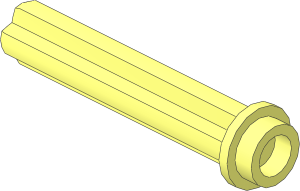 =Technic Axle  3 with Stud