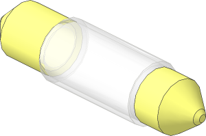 Electric Light Bulb for Electric Light Brick  2 x  4