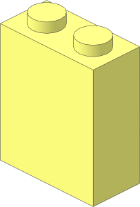 Brick  1 x  2 x  2
