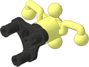 Technic Wheel Spindle Steering Arm (Complete)
