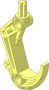 Constraction Claw Hook with Axle