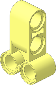 Technic Cross Block 2 x 3 (Pin/Pin/Twin Pin)