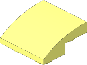 Slope Brick Curved  2 x  2 Inverted