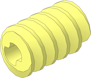 Technic Worm Gear 2L with Axle Hole Two-toothed Sliding