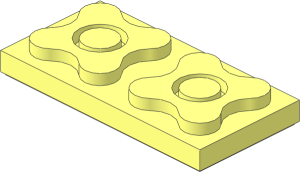 Scala Plate  2 x  4