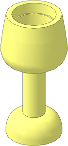 Minifig Wine Glass