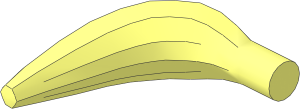 Minifig Food Banana