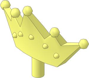 Minifig Crown Tiara