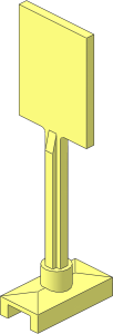Roadsign Rectangular Tall