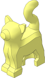 Animal Cat Standing Looking Forward