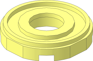 ~Turntable  4 x  4 Dimpled Base
