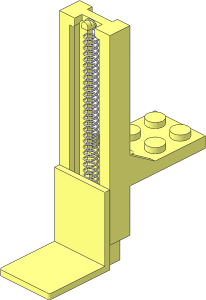 Forklift  2 x  7 (Complete) (Lowered Position)
