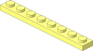 Plate  1 x  8