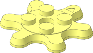 Plate Gear  6 Tooth  2 x  2