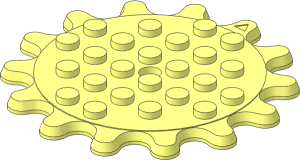Plate Gear 14 Tooth  6 x  6
