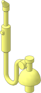 Minifig Welding Gas Torch with Hose and Gas Cylinder Top