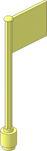 Flag on Flagpole Type 5