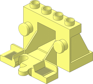 Duplo Train Buffer Stop