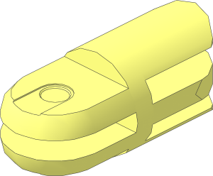 Arm Piece with 2 and 3 Fingers Aligned