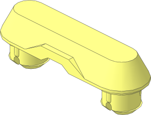 Technic Rubber Foot for Chain Tread 5 Wide