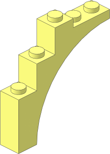 Arch  1 x  5 x  4 with Thin Walls