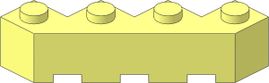 Brick  4 x  4 Facet