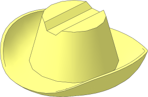Minifig Hat Cowboy