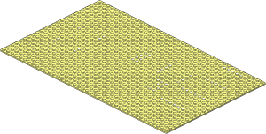 Baseplate 24 x 40 with Set 369 Dots Pattern