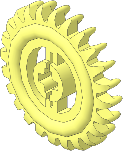 Technic Gear 24 Tooth Crown Type 2