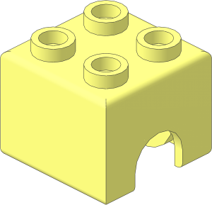 Technic Piston  2 x  2 Block